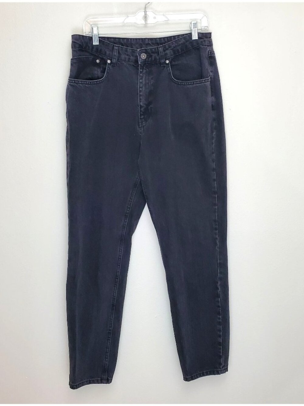 Ragged Priest Butt Cut Jean in charcoal, mom jean